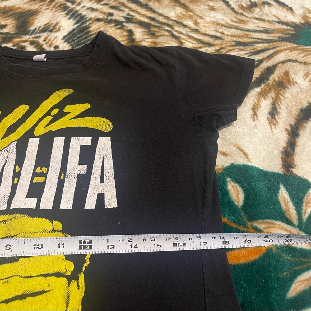Wiz Khalifa Shirt Women Small Black Graphic Lightweight‎ Music Hip Hop Rap Tee - Picture 5 of 7